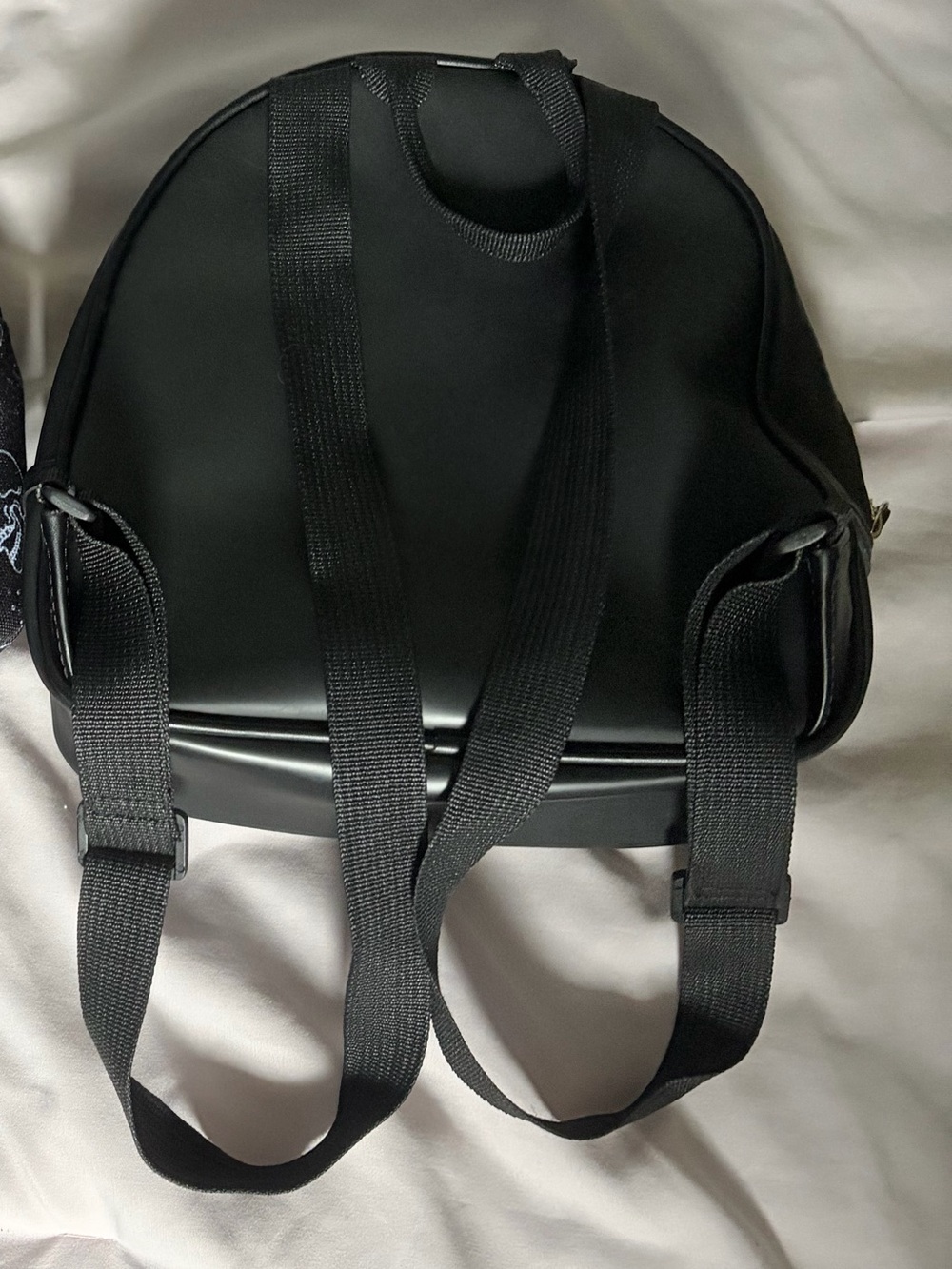 Guess Black Mini Backpack with Red Script Logo - Picture 2 of 2